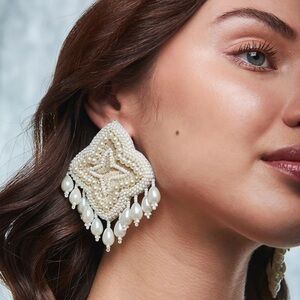 Elegant Pearl Drop Earrings